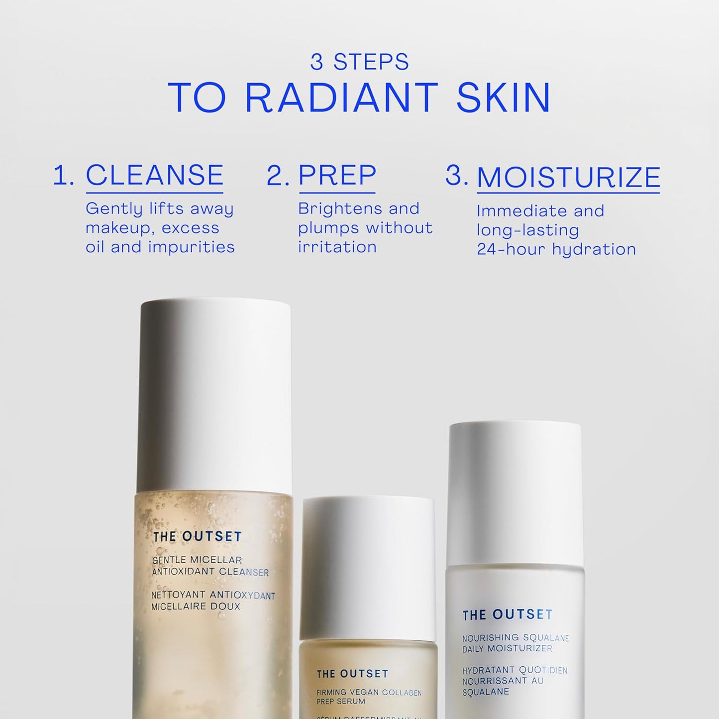 The Outset Squalane Daily Face Moisturizer, Hydrating Barrier Repair Face Cream, Non-Comedogenic, Fragrance-Free, Gluten Free Clean Vegan Facial Moisturizer for Sensitive & All Skin Types – 1.7 fl oz
