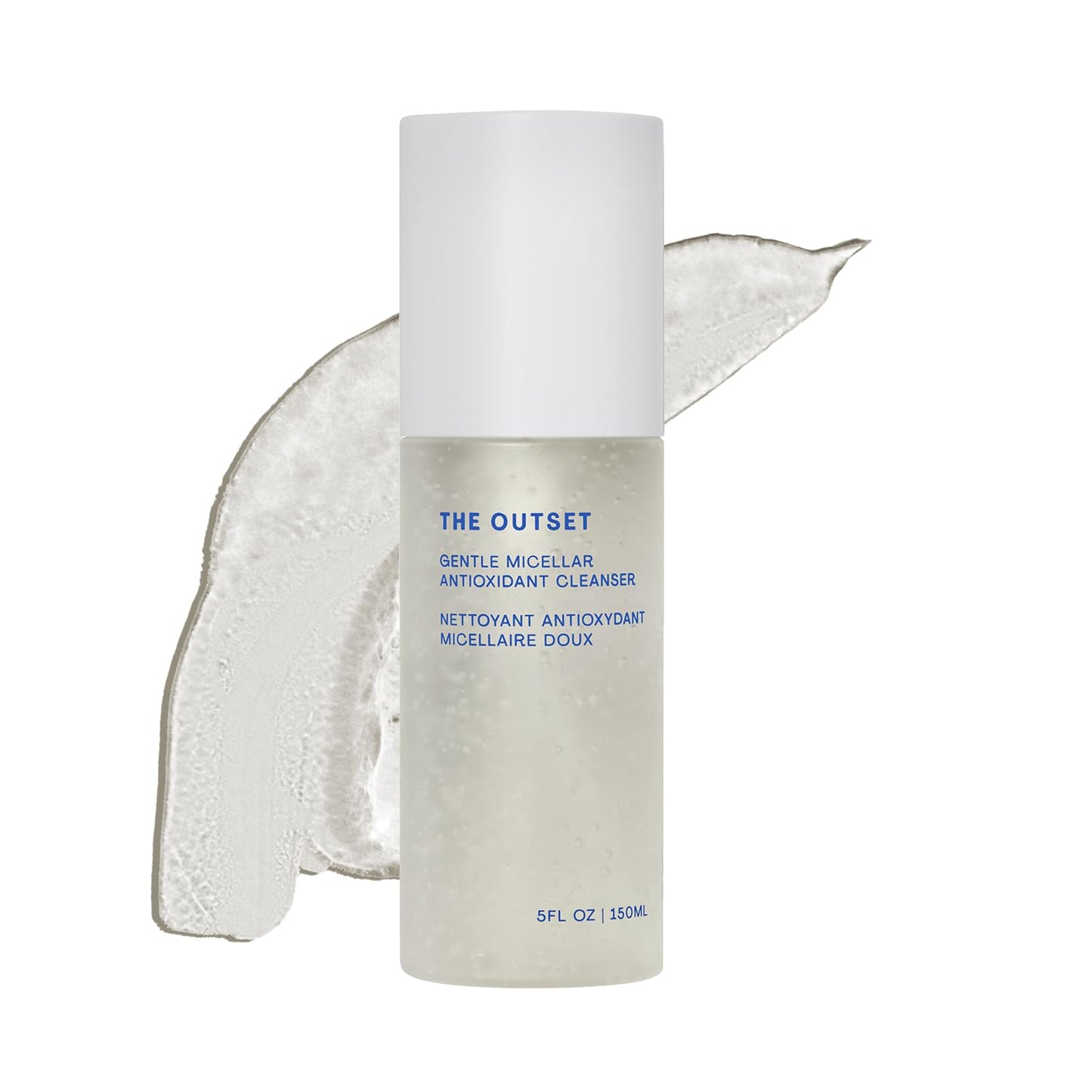 The Outset Micellar Gel Face Cleanser, Gentle Face Wash & Makeup Remover, Hydrating Facial Cleanser for Sensitive Skin, Fragrance-Free, Vegan Clean Skincare for Dry & All Skin Types, 5 fl oz