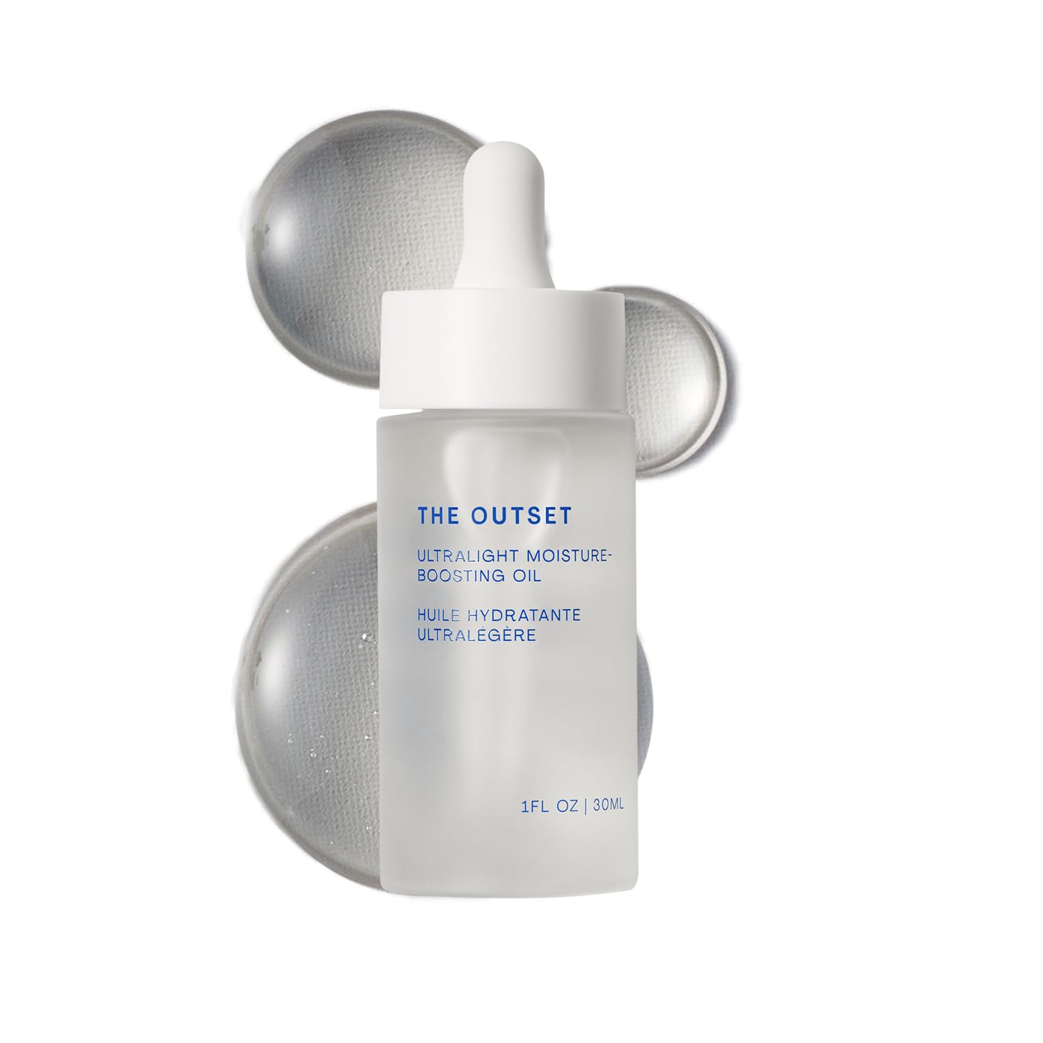 The Outset Ultralight Hydrating Face Oil with Squalane, Fast-Absorbing, Non-Clogging & Gentle Moisturizer, Fragrance-Free, Clean, Vegan & Gluten-Free Skincare for All Skin Types, Sensitive - 1 fl oz