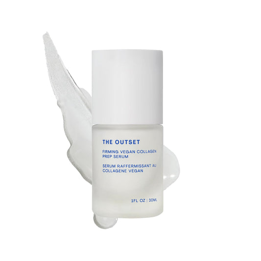 The Outset Firming Vegan Collagen Face Serum, Plumping & Hydrating Facial Serum, Non-Sticky Skin Prep Serum for Fine Lines, Fragrance-Free & Clean for Sensitive, Dry & All Skin Types, 1 fl oz