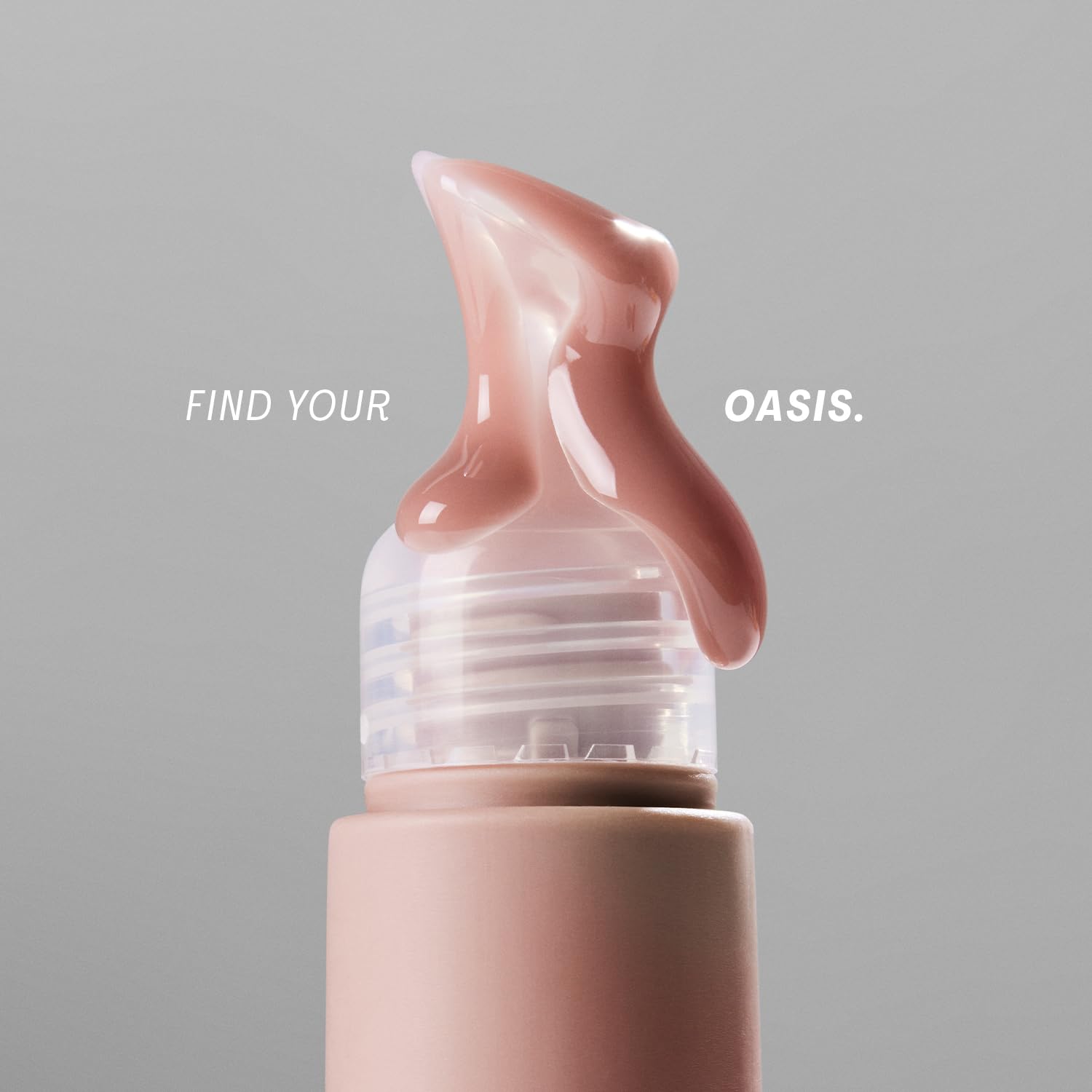 The Outset Lip Oasis Hydrating Lip Balm, Glossy Moisturizing Lip Treatment for Dry, Sensitive Lips, Clean, Vegan & Gluten-Free, Sheer Tint Dune, 0.3 oz