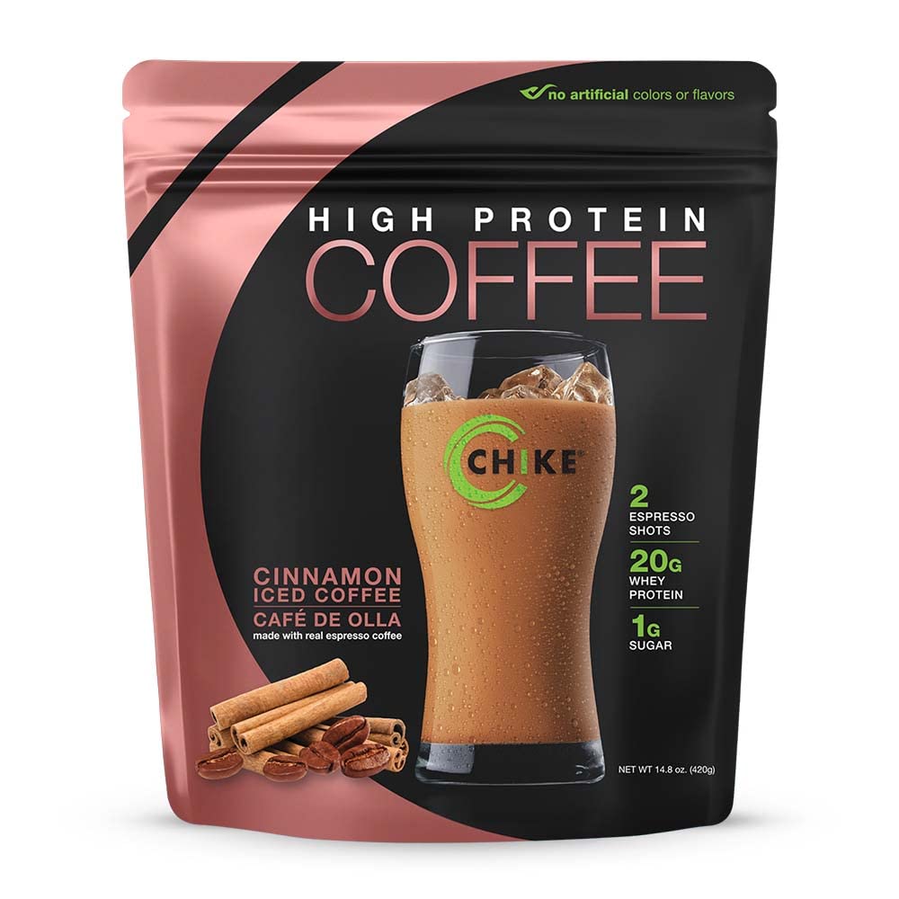 Chike Mocha High Protein Iced Coffee, 20 G Protein, 2 Shots Espresso, 1 G Sugar, Keto Friendly and Gluten Free, 14 Servings (15.3 Ounce)