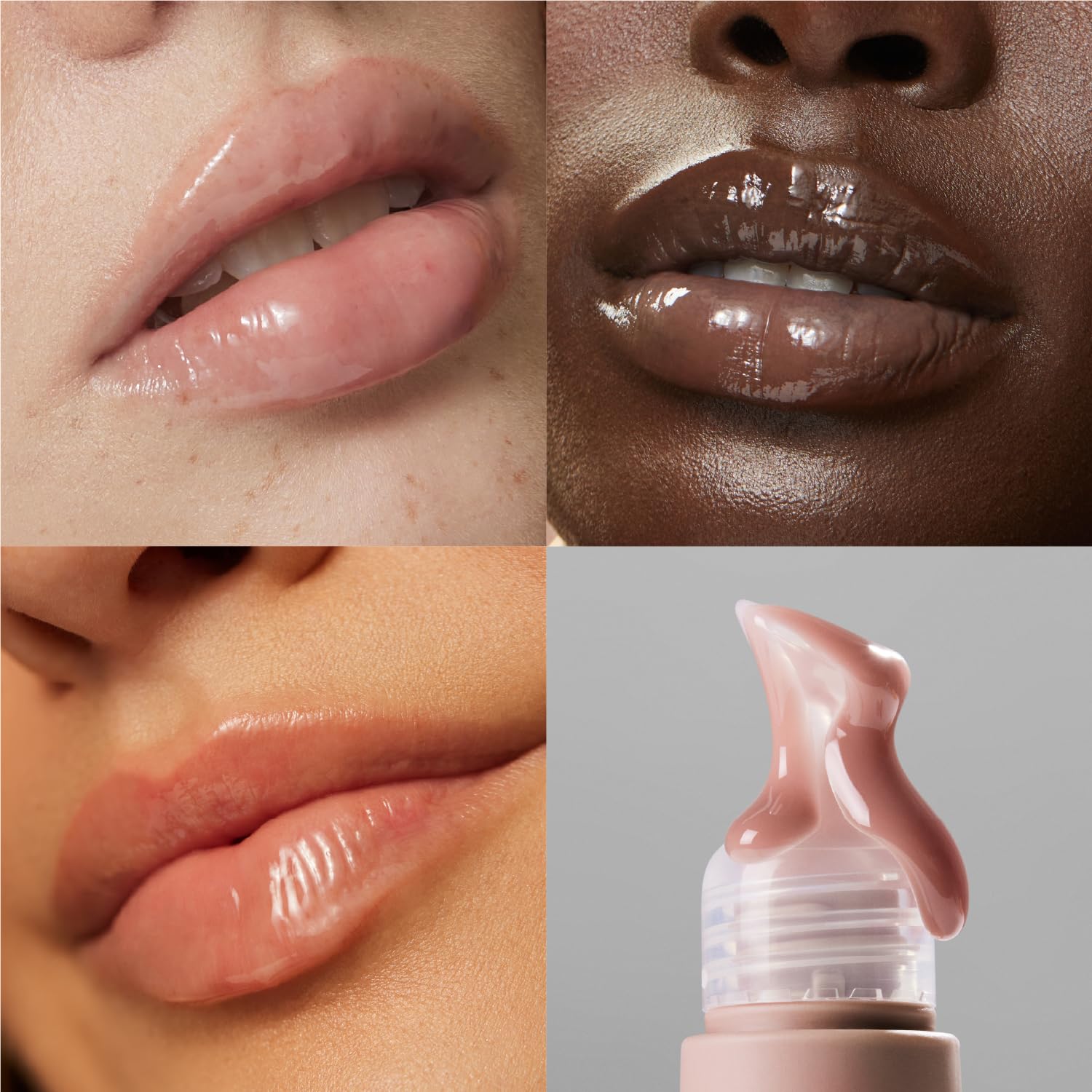 The Outset Lip Oasis Hydrating Lip Balm, Glossy Moisturizing Lip Treatment for Dry, Sensitive Lips, Clean, Vegan & Gluten-Free, Sheer Tint Dune, 0.3 oz