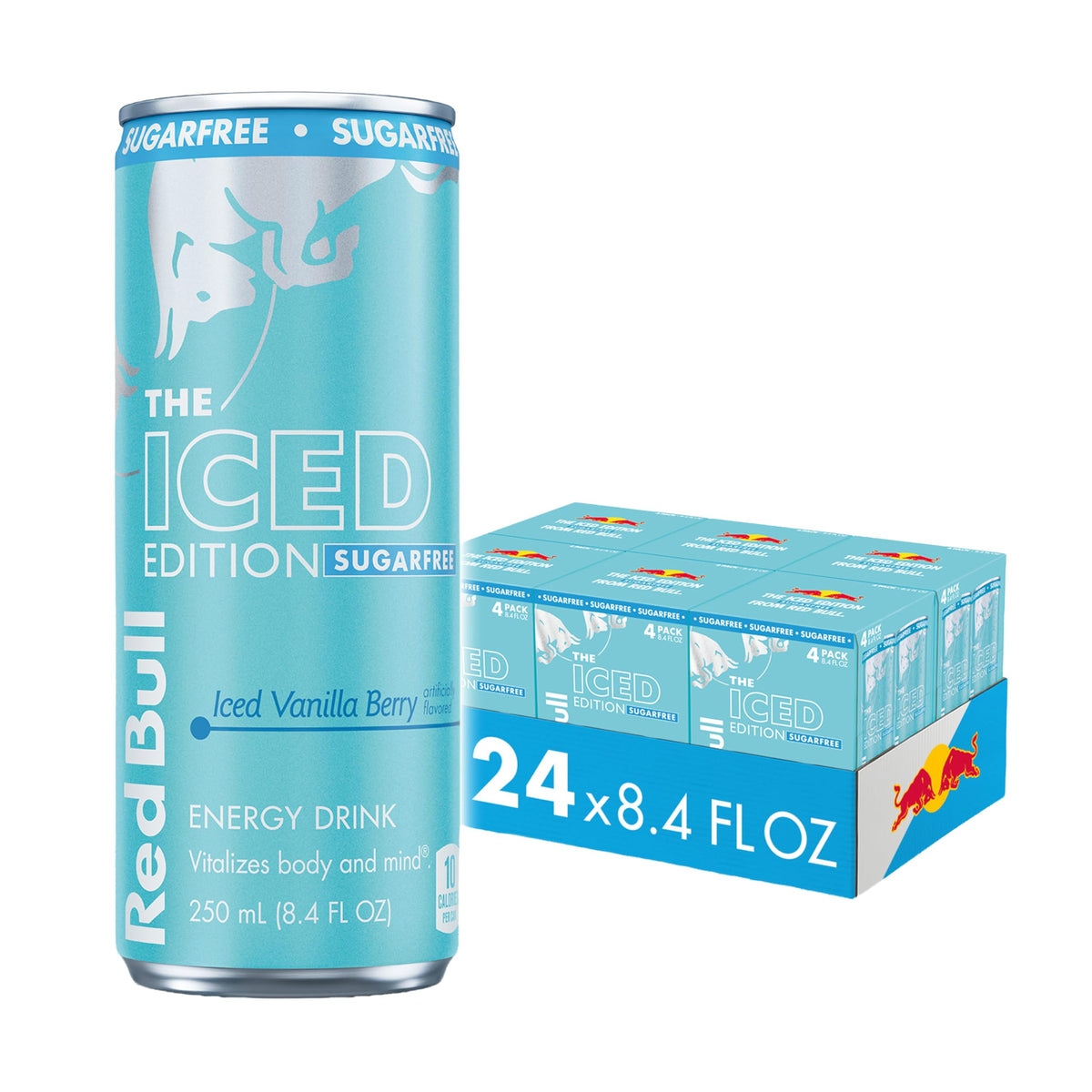 Red Bull Sugarfree Energy Drink, Iced Vanilla Berry, Iced Edition