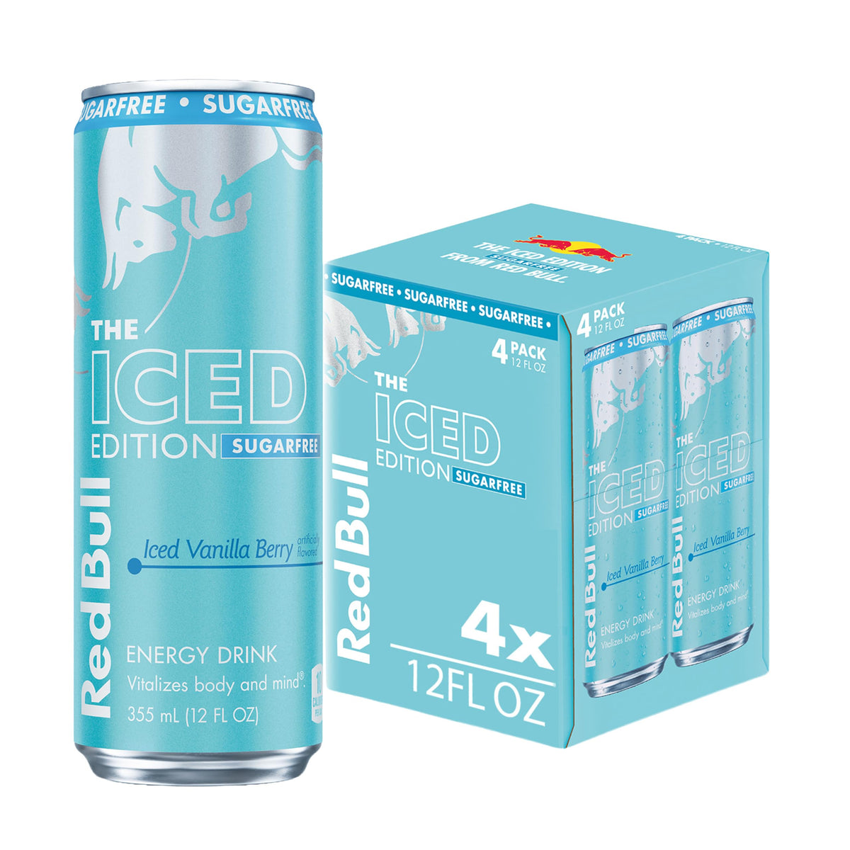 Red Bull Sugarfree Energy Drink, Iced Vanilla Berry, Iced Edition